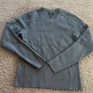 FLX Men's Gray Crewneck Sweater